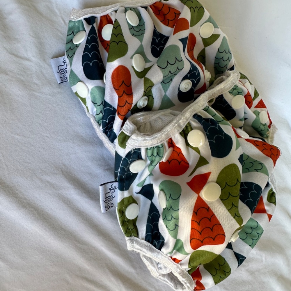 Beau & Belle Snap Reusable Swim Diaper Set of TWO size 0-36 months